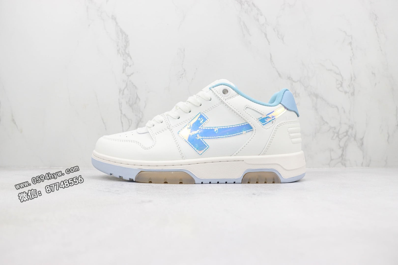 OW联名款 箭头鞋 OFF-WHITE Out Of Office 低帮系带时尚板鞋