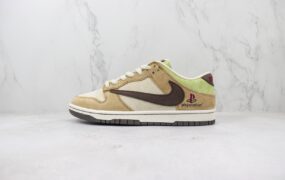 Travis Scott x Playstation x Nike SB Dunk Low TS三方联名 倒钩 CU1726-666