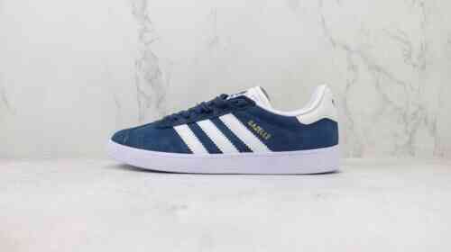 Adidas Gazelle 三叶草系列板鞋 深蓝 货号：BB5478