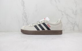 Adidas Neo VL Court 2.0 三叶草时尚潮流板鞋 灰黑 货号：HQ1802