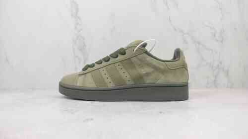 Adidas Originals Campus 00S 低帮板鞋 橄榄绿 货号：ID3424