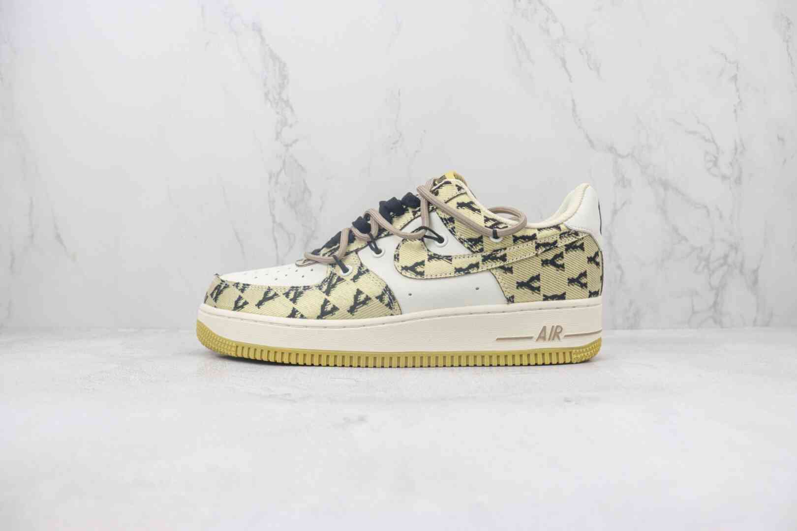 Air Force 1 Low x MLB NY印花 系列 篮球鞋 绑带解构 颜色：未提及 货号：BD7700-777