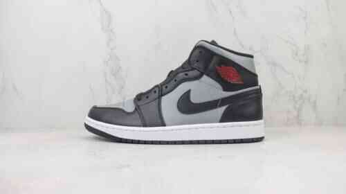 Air Jordan AJ1 Mid 黑灰影子 货号：554724-096