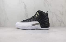 Air Jordan AJ12 Retro “Playoffs” 银扣 黑白 乔12 男子文化篮球鞋