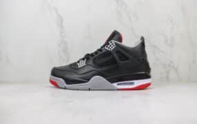 Air Jordan AJ4 Retro “Bred Reimagined” 2024复刻 皮面黑红 FV5029-006