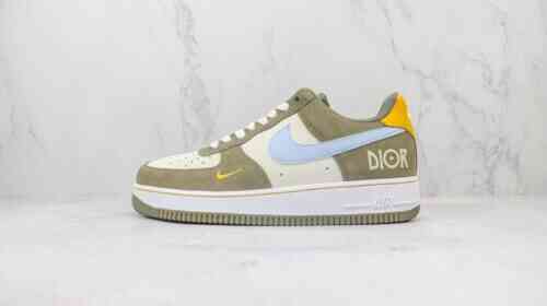 Dior x Air Force 1 Low 空军 低帮 鞋子 灰色 HX123-003