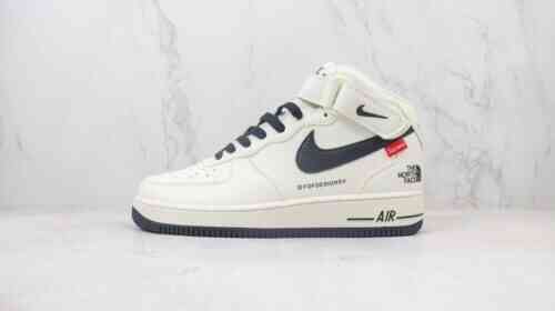 空军 中帮 Air Force 1 Mid BY YOU 定制配色 北面 supreme联名 CW2288-111