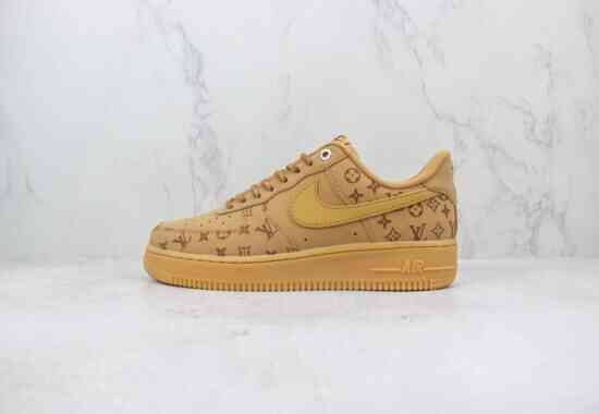 空军 LV x Air Force 1 Low 白色 货号：FB9888-100