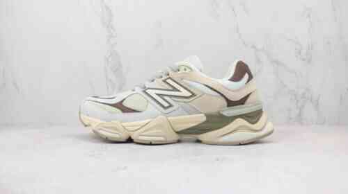 New Balance NB 9060 新百伦 复古休闲运动慢跑鞋 米白棕 货号: U9060FNA