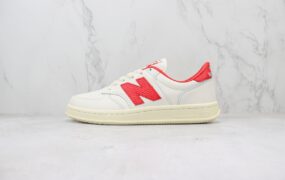 New Balance NB CT500 经典复古低帮休闲运动板鞋 白红 货号：CT500AB1