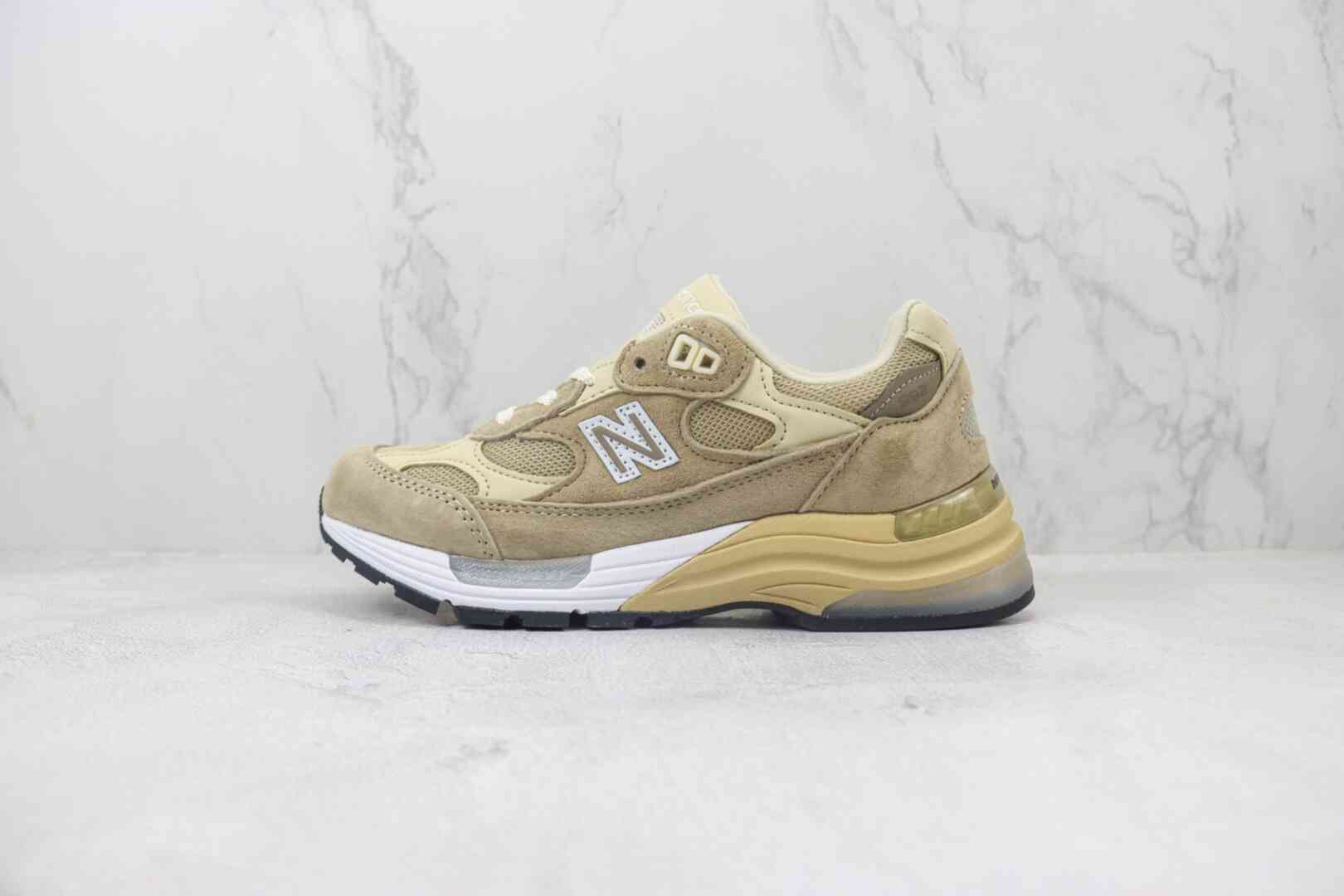 New Balance S版 NB M992TN 运动鞋 米黄色 货号：M992TN