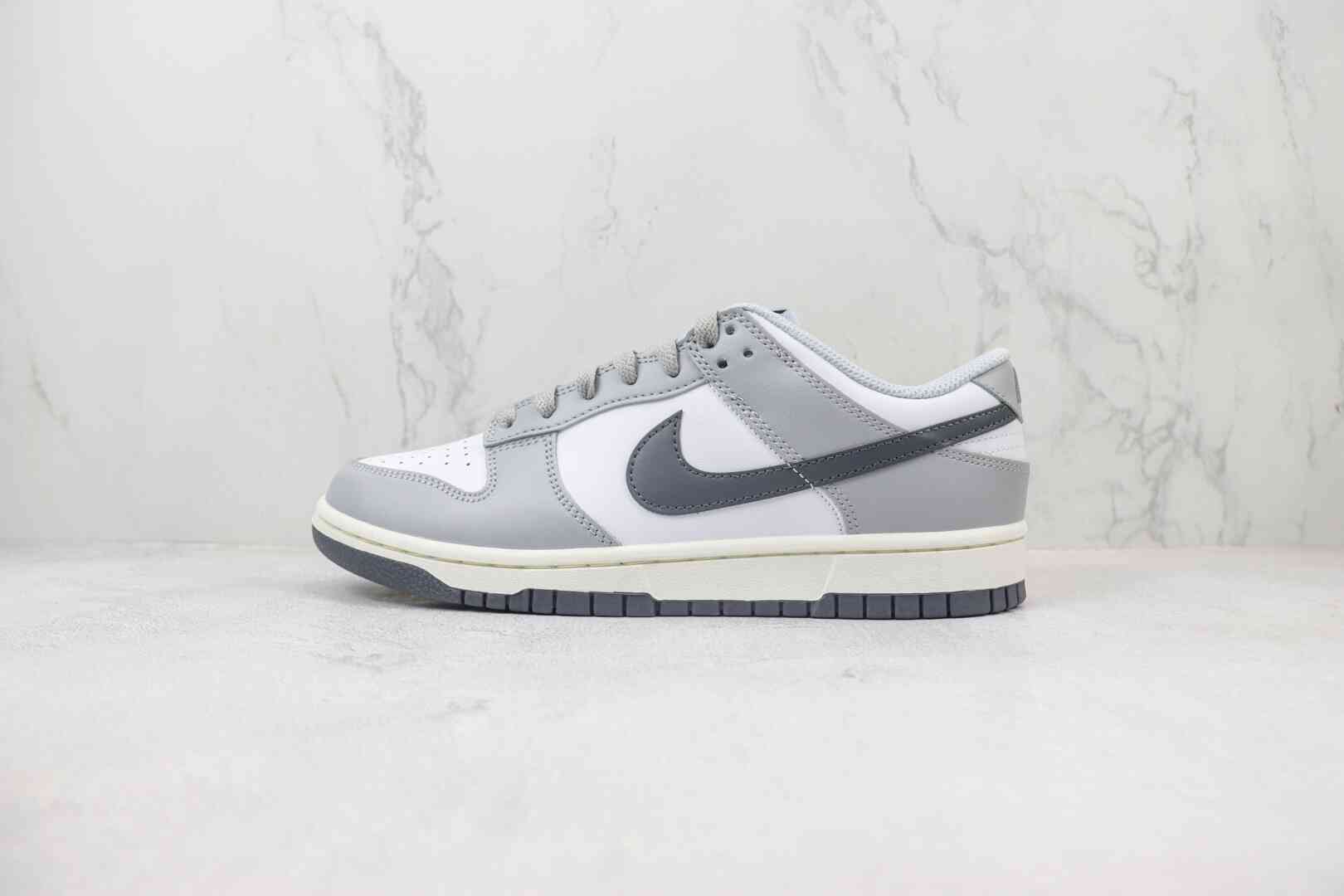 NIKE SB Dunk Low 低帮休闲板鞋 烟灰 灰白 货号：FB9109-101