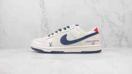 Nike SB Dunk Low LV联名 鞋子类型：低帮篮球鞋 颜色：未提及 货号：FC1688-134