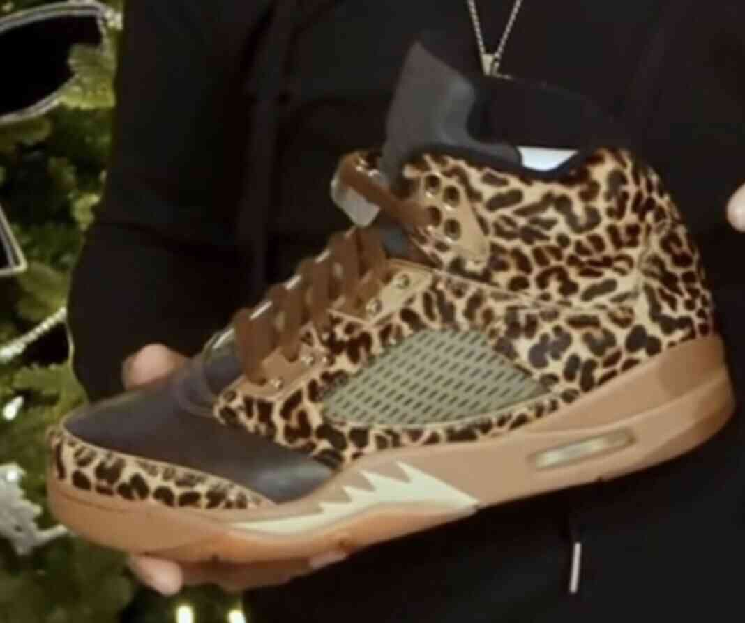 甘特里·汉弗莱公开了2023年圣诞节的Air Jordan 5“Cheetah” PE