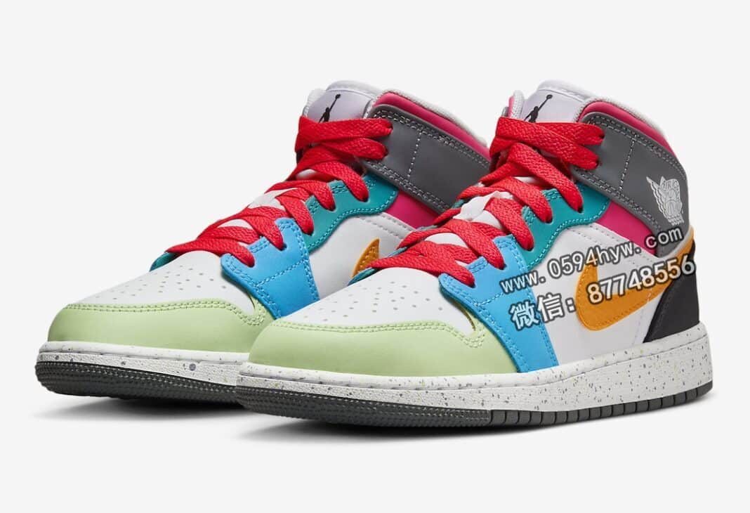 2024年2月发售Air Jordan 1 Mid GS “多色”