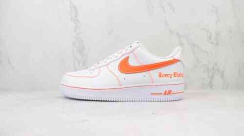 VLONE x Nike Air Force 1 Low 刺绣 白橙 AA5360-100