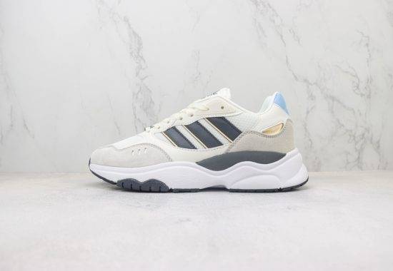 Adidasidas Retropy F90 运动休闲BOOST爆米花跑鞋 白黑 货号：IE7080