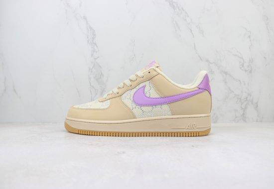Air Force 1 Low BY YOU 空军 低帮 米棕紫 CW2288-111