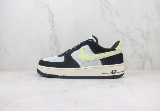 Air Force 1 Low 空军 低帮 麂皮 黑白黄 DE0023-806