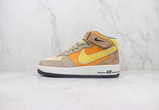 Air Force 1 Mid 海贼王 路飞 棕橙色 CG9908-105