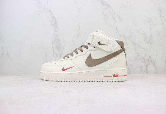 Air Force 1 Mid  空军  中帮  双勾  灰色 货号：808123-996