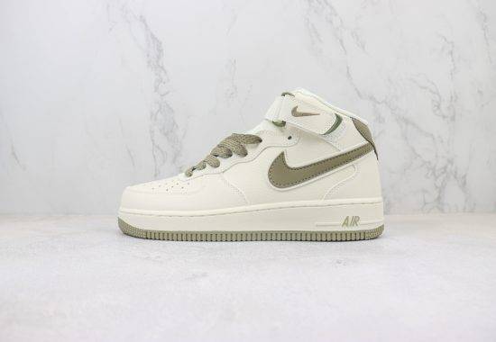 Air Force 1 Mid 空军 中帮 白绿色 货号：SH0235-577