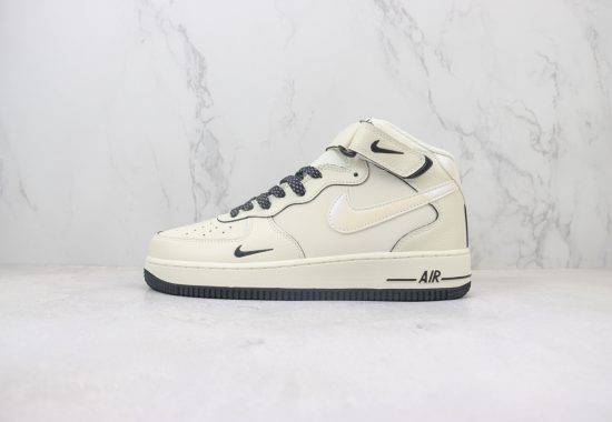 Air Force 1 Mid 空军 中帮 迷你勾 珠光白黑 SG2356-807