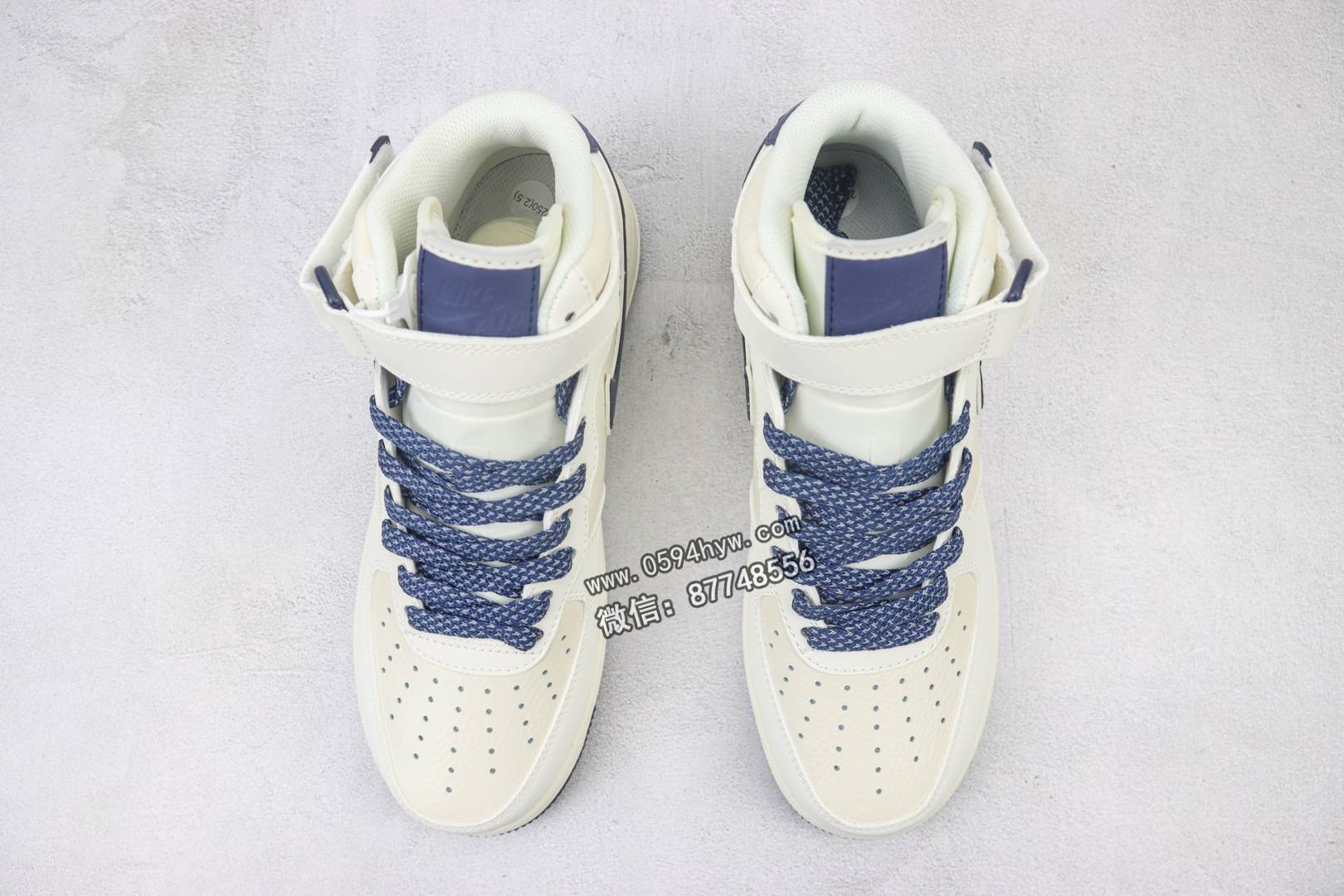 篮球鞋, PE, FORCE 1, Air Force 1 Mid, Air Force 1, AI - Air Force 1 Mid 米白蓝 SH0235-566