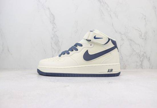 Air Force 1 Mid 米白蓝 SH0235-566