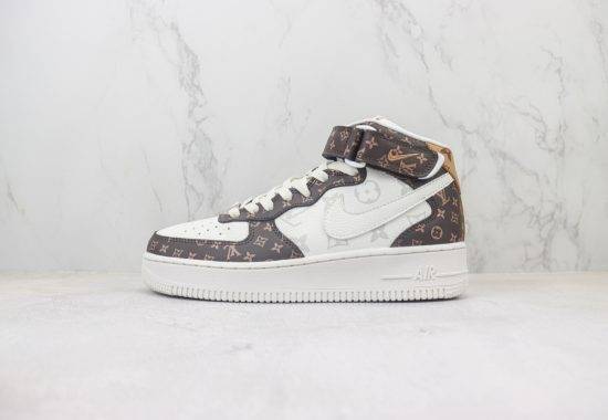 Air Force 1 Mid x LV 空军 中帮 白色 货号：DV0688-100