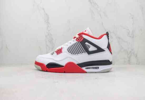 Air Jordan Retro AJ4 “Fire Red” 火焰红 白黑红 DC7770-160