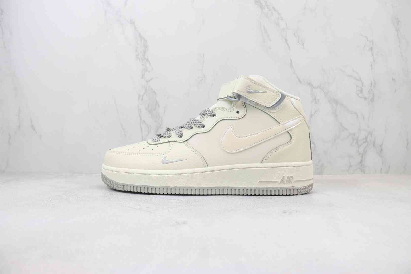 RO, PE, FORCE 1, Air Force 1 Mid, Air Force 1, AI - 空军 SG2356-806 珠光白灰 双勾 Air Force 1 Mid