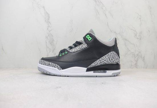 顶级纯原 Air Jordan AJ3 Retro 黑绿 CT8532-031