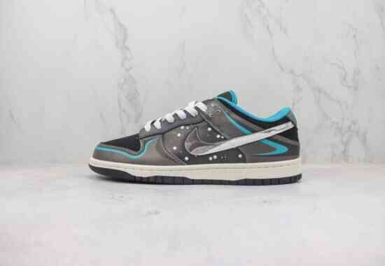 Nike DUNK SB Low DIY定制 黑蓝星空波点 货号：DD1391-040