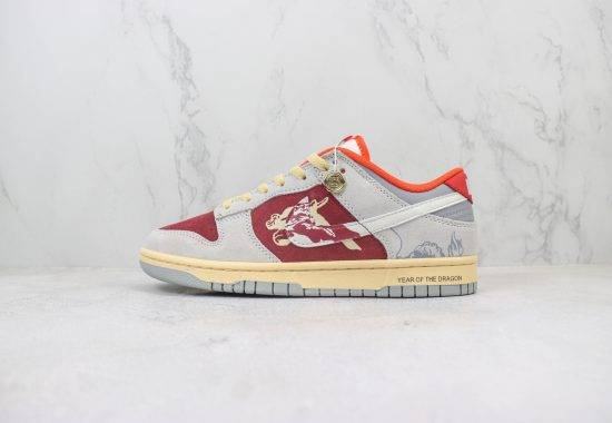 NIKE SB Dunk Low CNY 中国年 龙年限定 赤龙传说 灰红 FJ5429-133