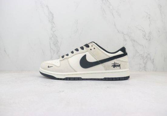 Nike SB Dunk Low 斯图西联名 纯正定制带挂件 皮料干净无毛边 FC1688-151