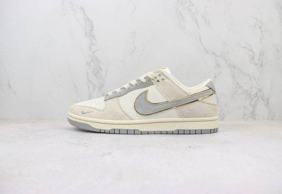 Nike SB Dunk Low 迷你勾 麂皮 米灰 货号：JH8037-924