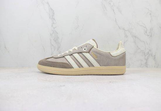 Offspring x Adidas Originals Samba 桑巴训练鞋 棕白 IG1954