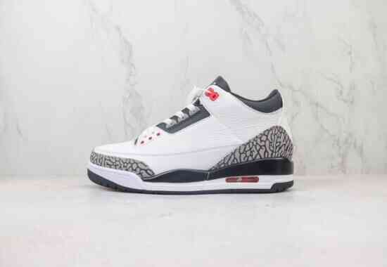 TNT Air Jordan 3 Retro 白黑红 136064 123