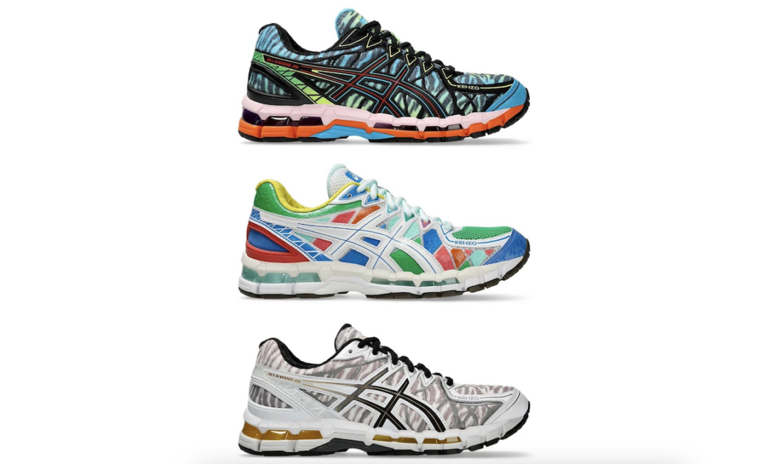 KENZO与ASICS联名推出GEL-Kayano 20系列，将于2024年1月发布