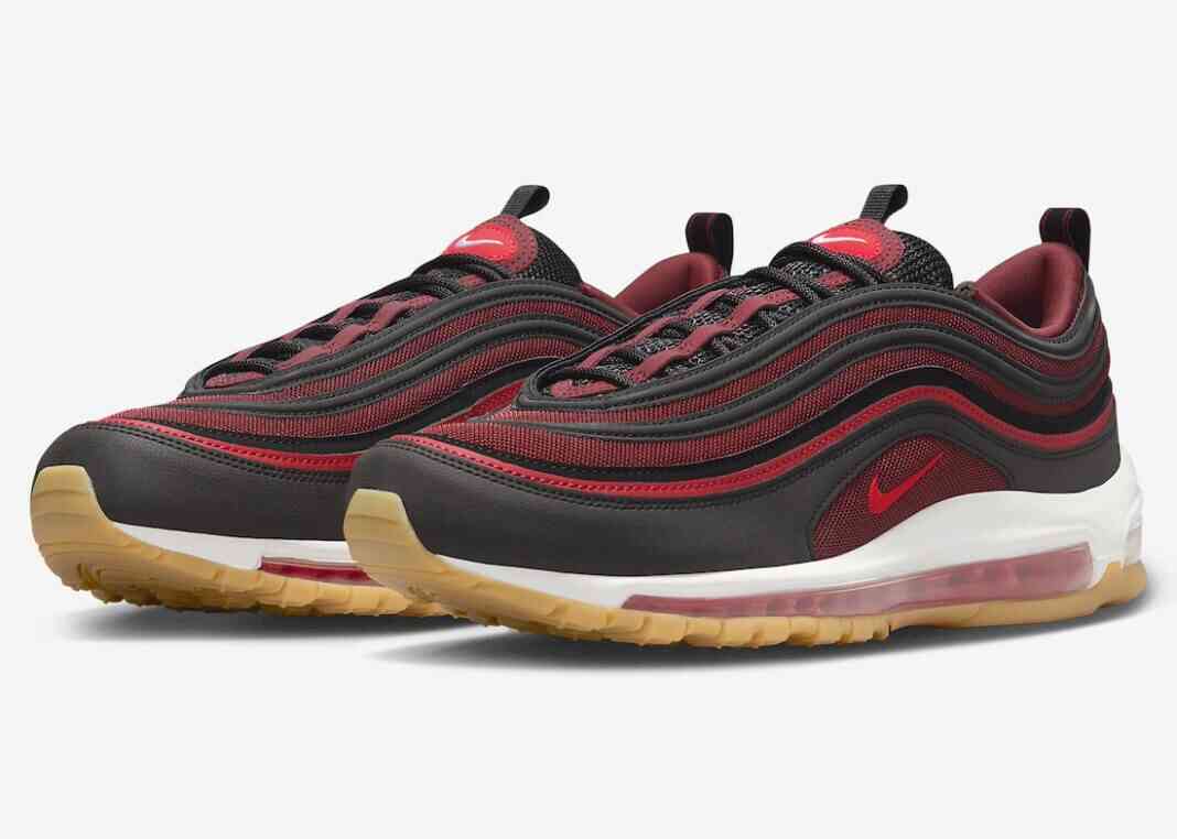 耐克Air Max 97“黑色/团队猩红”将于2024年春季发售