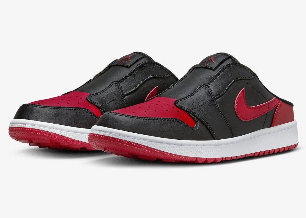 2024年2月发布Air Jordan Mule Golf “Bred”