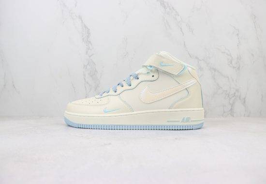 Air Force 1 Mid 空军 中帮 米蓝色 SG2356-802  货号：SG2356-802