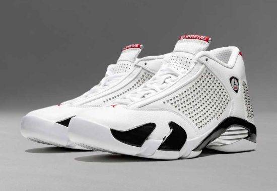 球鞋话题：Supreme x Air Jordan 14“白色”
