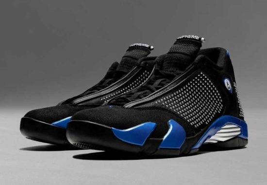 篮球鞋交流：Supreme x Air Jordan 14 “黑色”