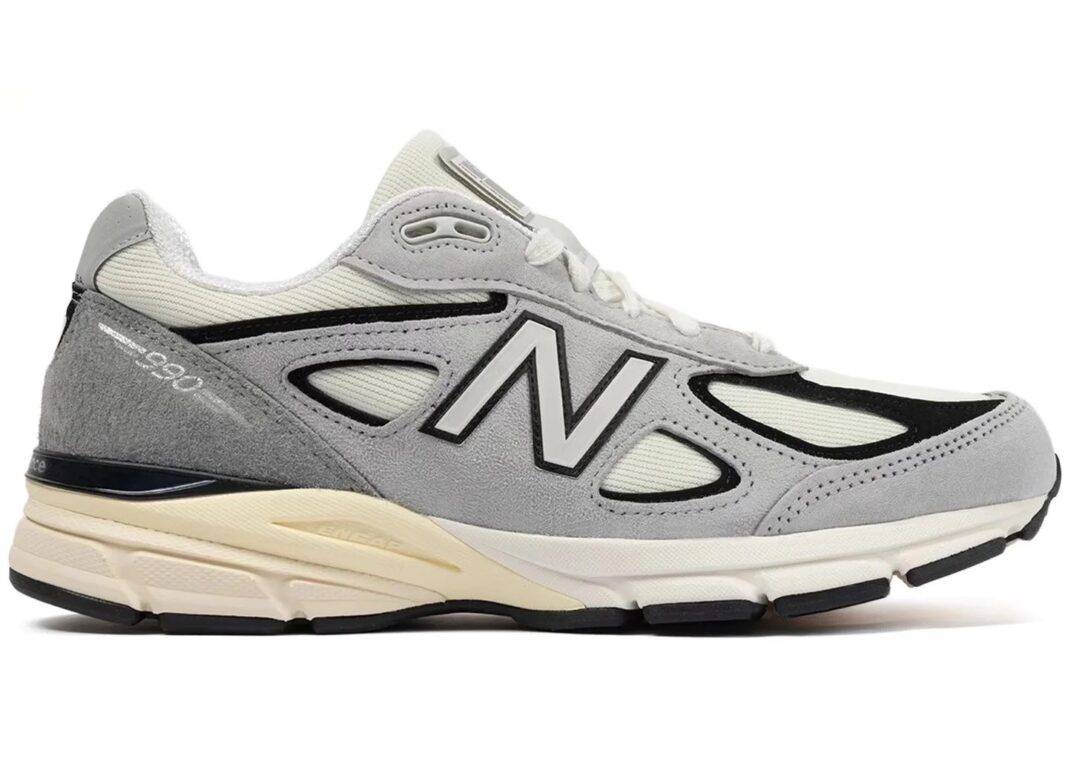 2024年2月发布的美国制造New Balance 990v4“灰色思维体”