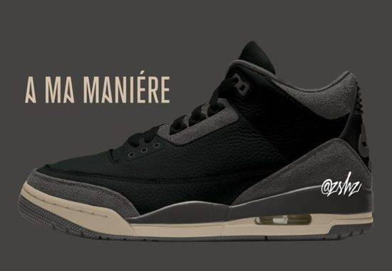 2024年7月推出的A Ma Maniere x Air Jordan 3“黑色”