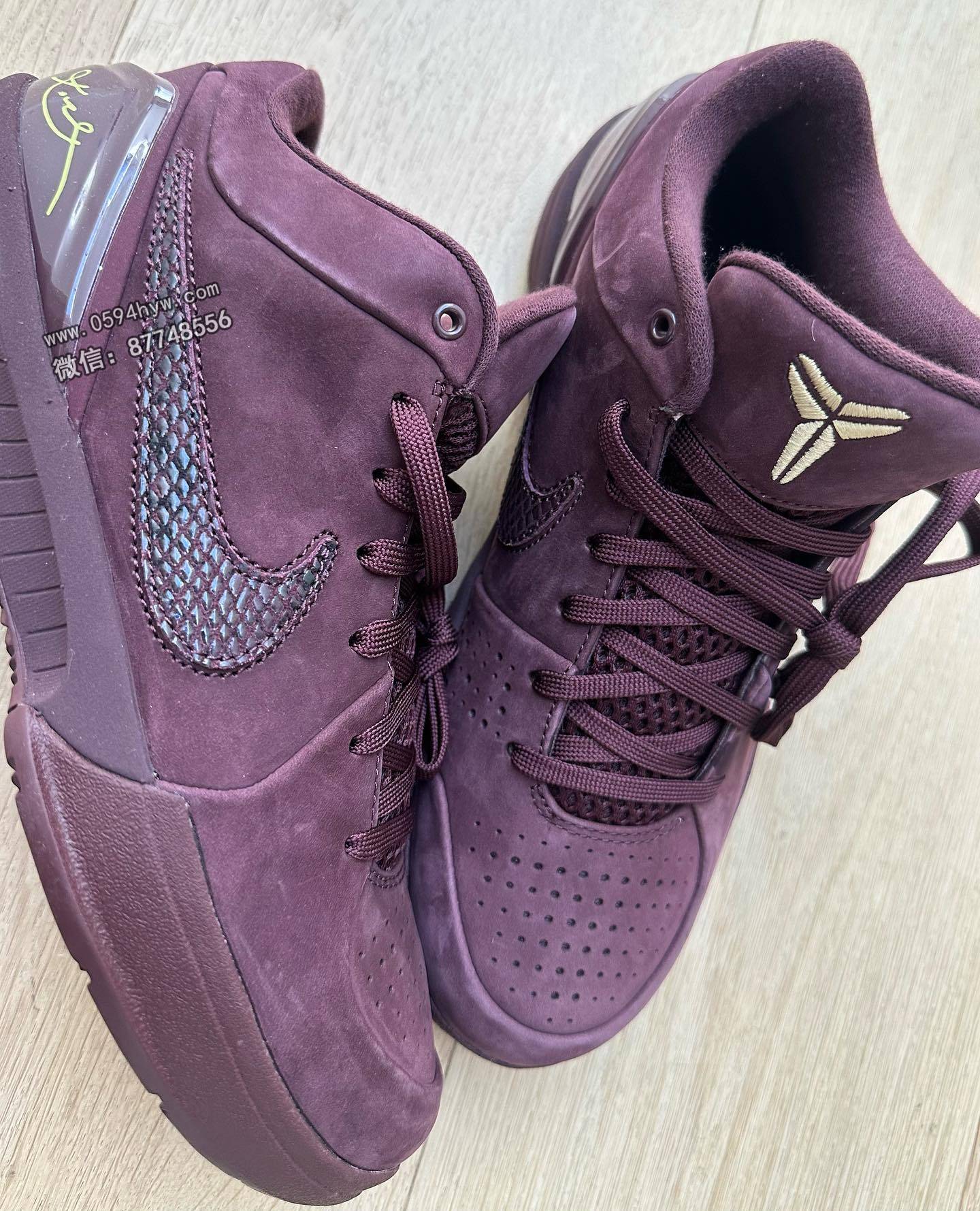 网友呼吁瓦妮莎分享全新Kobe 4球鞋配色，期待即将到来的发售。