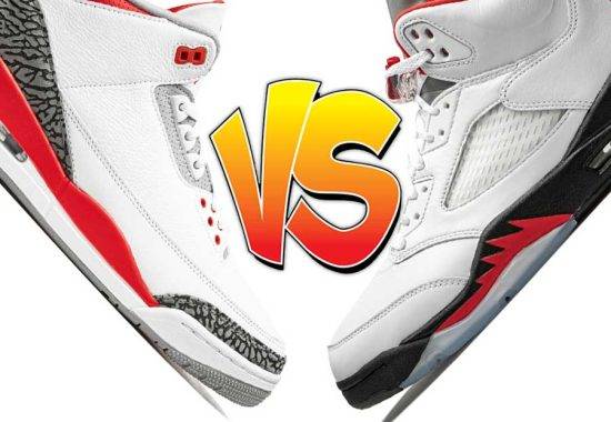 哪个更好？火红配色再发：Air Jordan 3还是Air Jordan 5