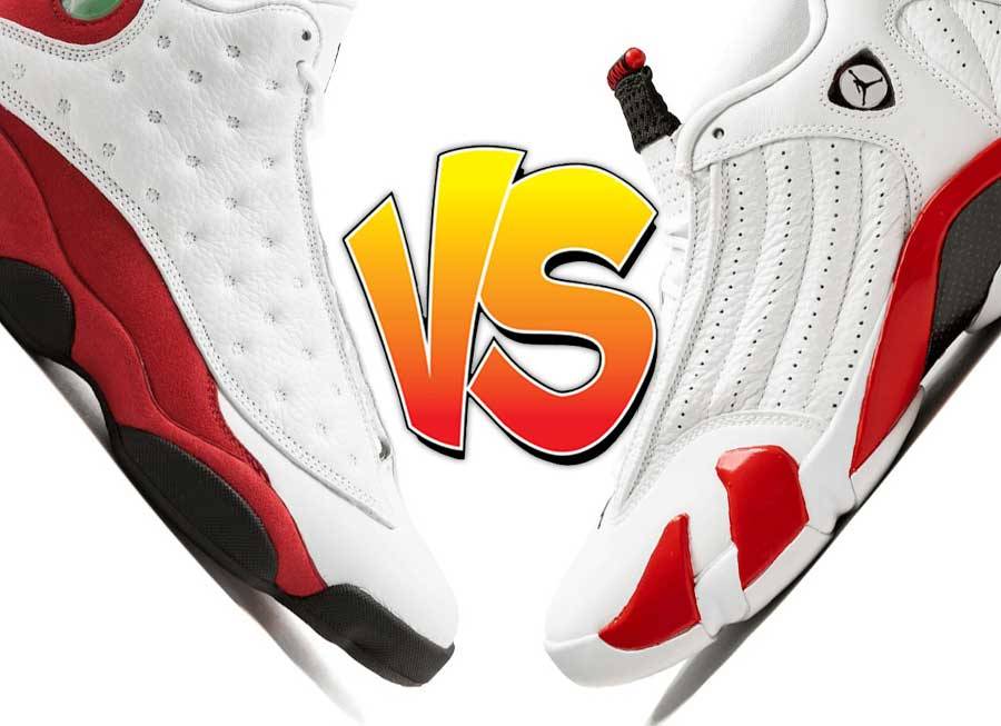 哪个更好：Air Jordan 13“芝加哥”还是Air Jordan 14 “糖果杖”？